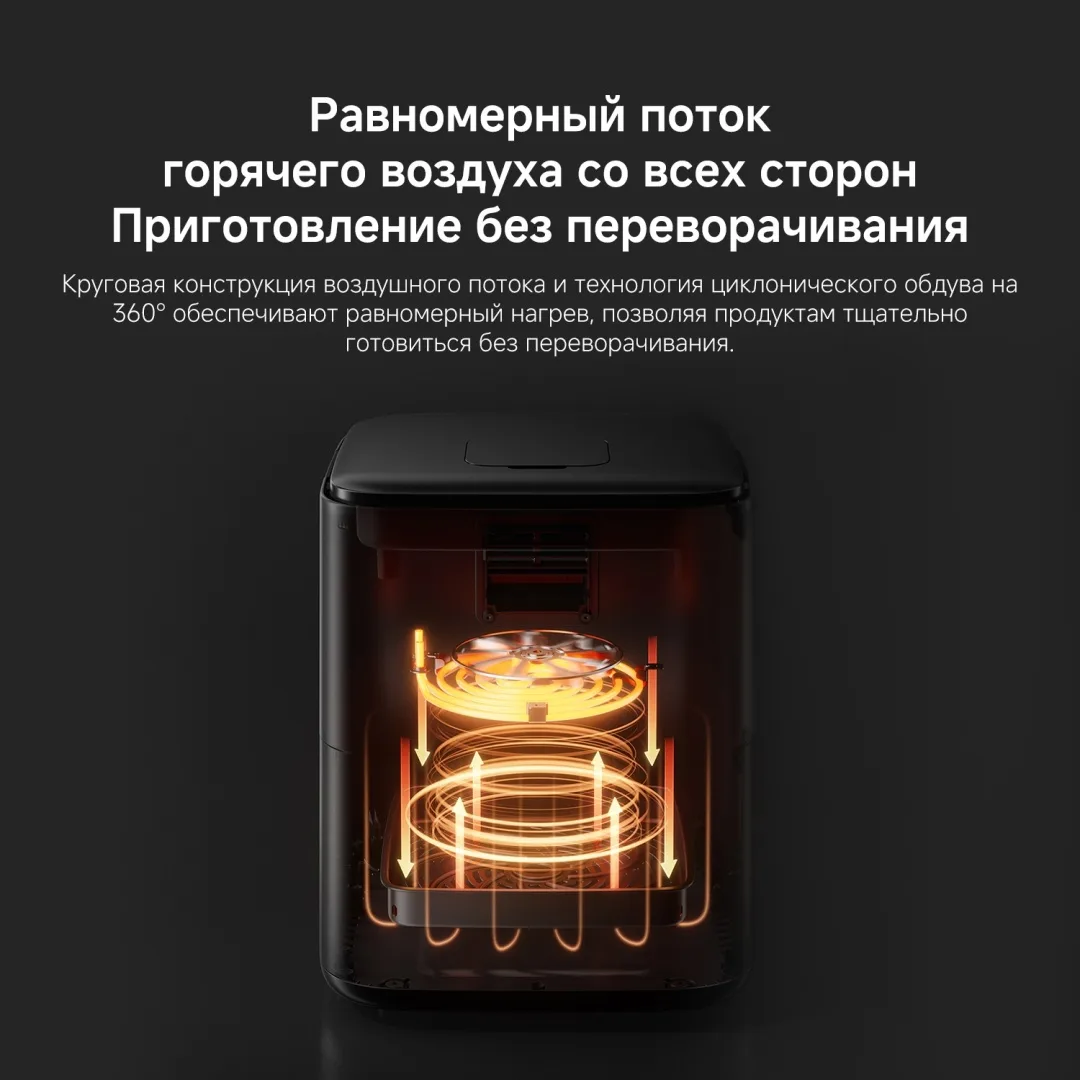 Аэрогриль Xiaomi Mijia Smart Steam Air Fryer 7L Черный