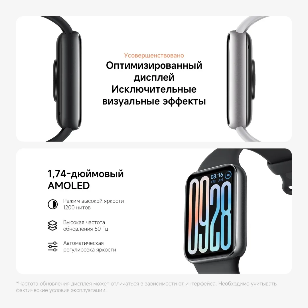 Фитнес-браслет Xiaomi Smart Band 9 Pro Obsidian Black