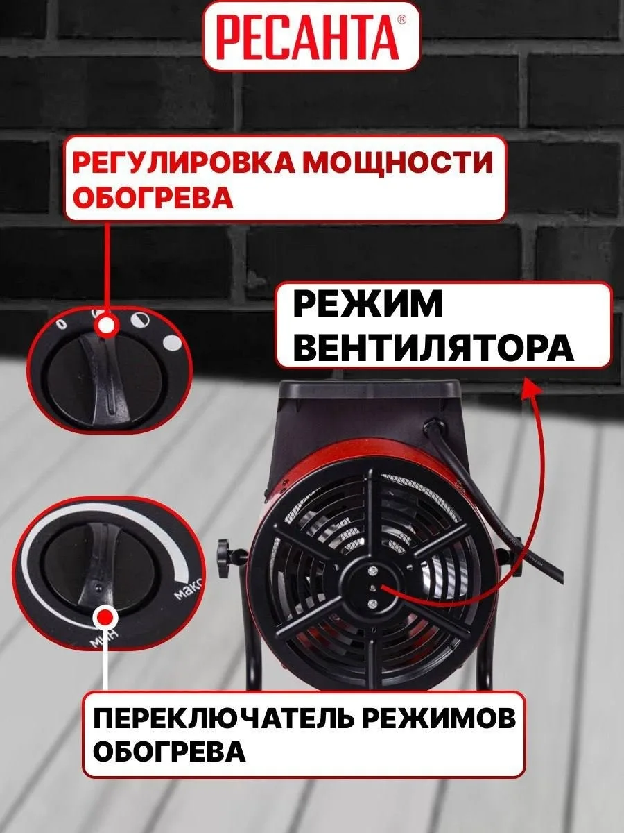 Тепловая электрическая пушка Ресанта ТЭП-5000К1