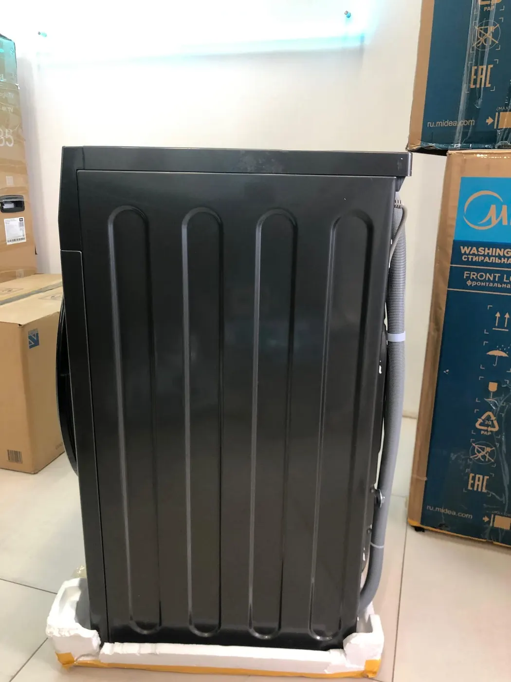 Стиральная машина Midea MF200D80WBS/S-RU серый, Уценка — фото дефекта 5