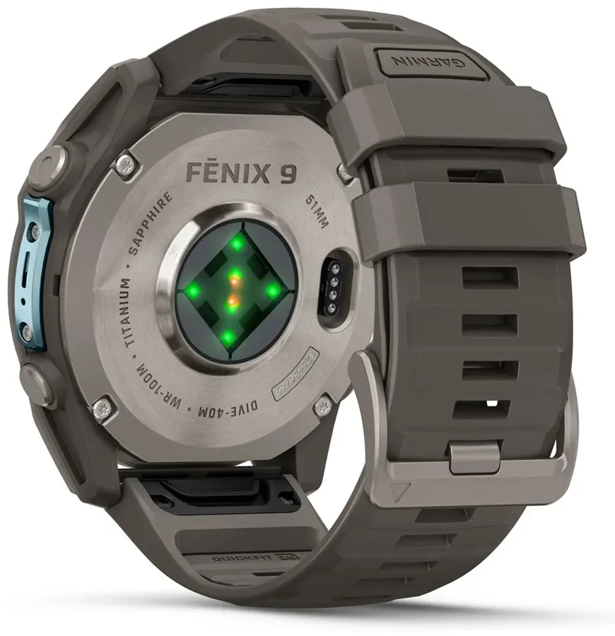Смарт-часы Garmin Fenix 9 51 мм серебристый-серый (04763-01)