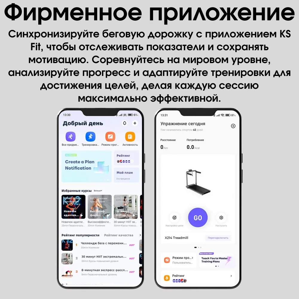 Беговая дорожка KINGSMITH Treadmill G15 WP500X4