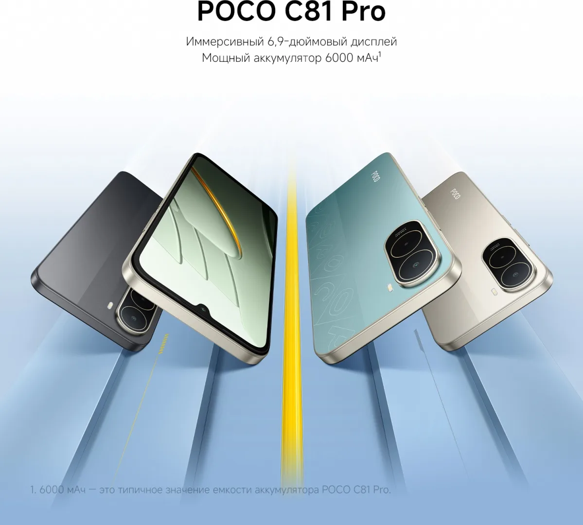 Смартфон Poco C81 Pro 4/128GB Gold